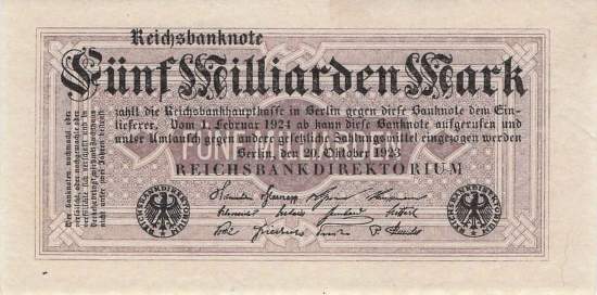 5 Milliarden Mark ro.120e